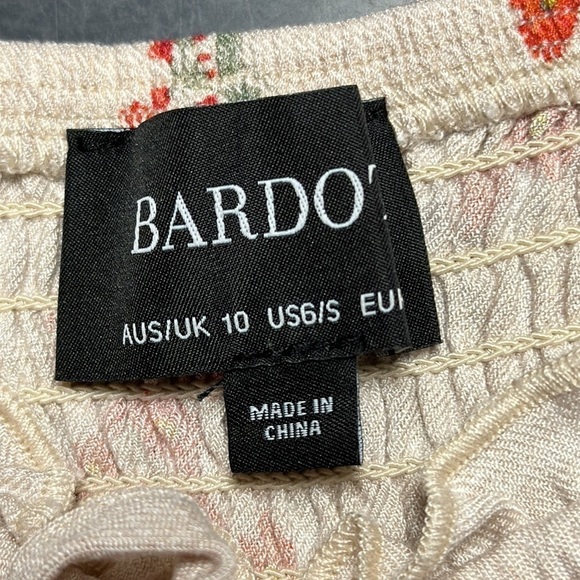 BARDOT Lucinta Floral Ruffles Mini Dress Sz 6 - Picture 7 of 12